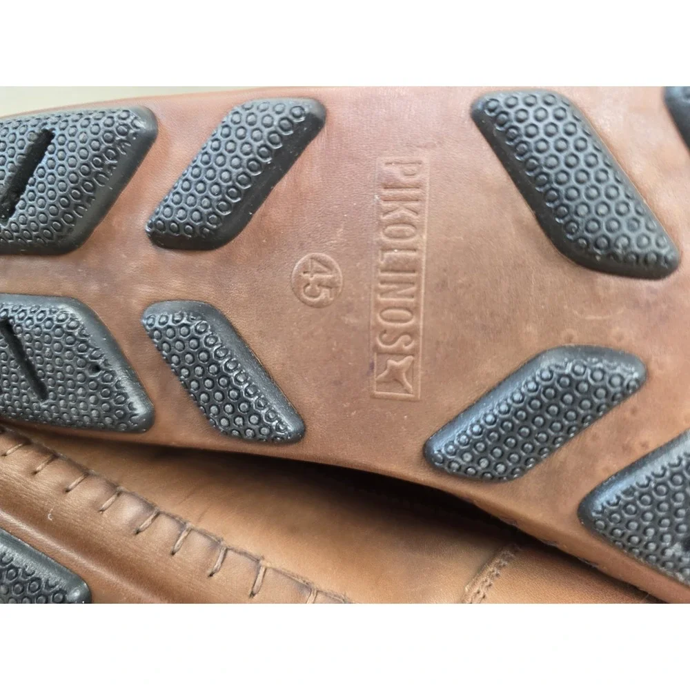 Pikolinos Jerez Loafers Shoes Mens Size 11.5-12 US 45 EU Brown Leather Slip On